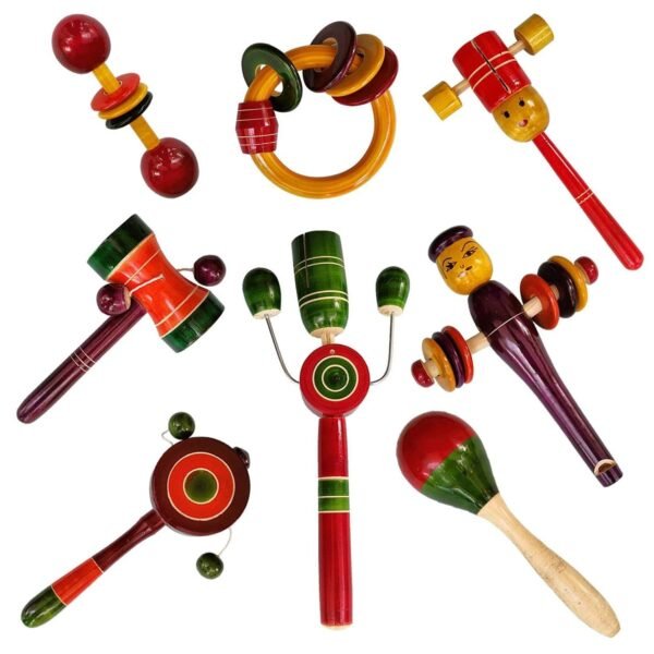 Wooden Rattles for Baby