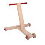 wooden baby walker