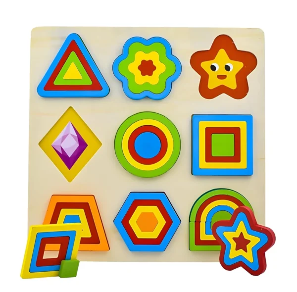 wooden puzzles blocks