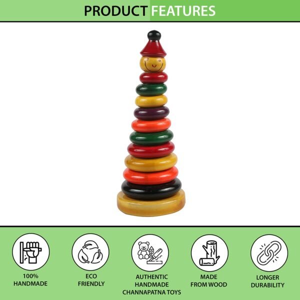 wooden stacking toy