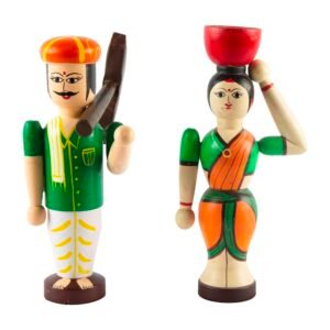 channapatna-wooden-farmer-couple-dolls