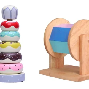 channapatna-wooden-rainbow-spinner-drum-stacking-toy