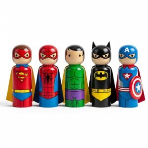 channapatna-wooden-superhero-peg-dolls