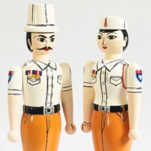 channapatna-wooden-traffic-police-couple-dolls