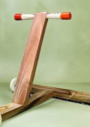 Traditional Wooden Baby Walker – Handcrafted Infant & Toddler Push Walker
