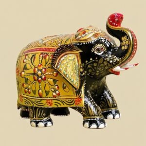 wooden-elephant-statue-artisan-handcrafted-indian-decor